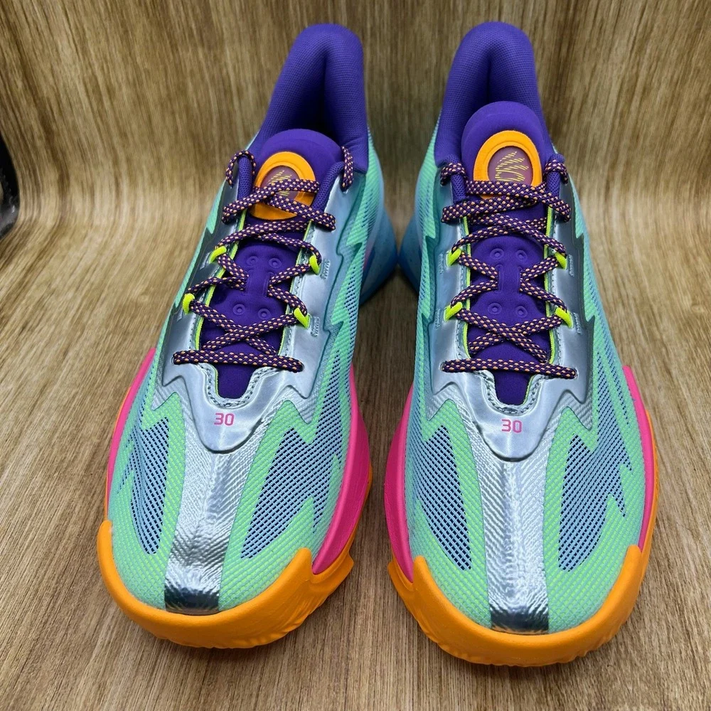 Under Armour‎ Curry Series 7 Cotton Candy Men's Size 14 Multi Color 3027983-465
